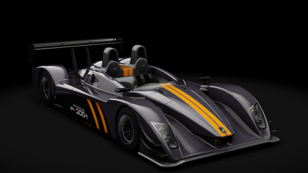 2022 Caterham-Lola SP/300.R LMP300 Fictional, skin Starlight_Black