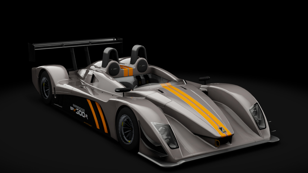 2022 Caterham-Lola SP/300.R LMP300 Fictional, skin grey_metallic