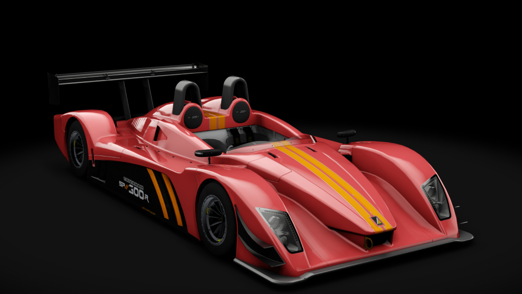 2022 Caterham-Lola SP/300.R LMP300 Fictional, skin solid_red