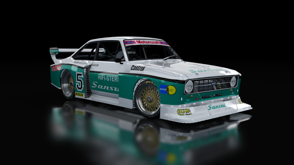 Ford Escort II RS Turbo DRM '78, skin Sansui