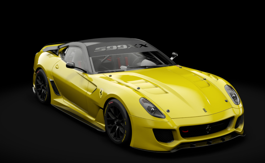 Ferrari 599XX 2010, skin 02_giallo_modena