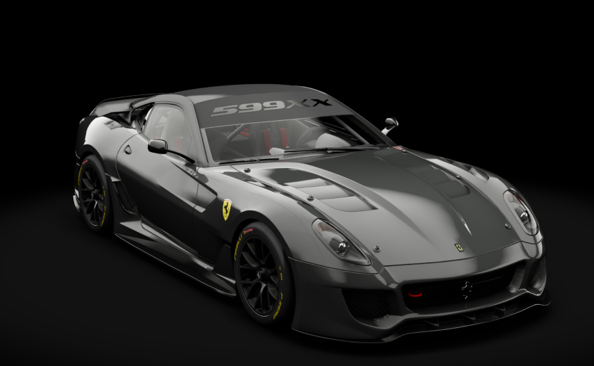 Ferrari 599XX 2010, skin 04_grigio_scuro