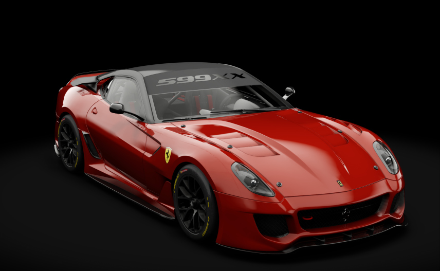 Ferrari 599XX 2010, skin 07_rosso_corsa