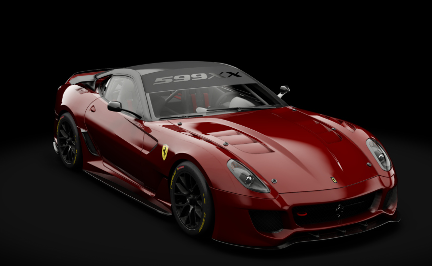 Ferrari 599XX 2010, skin 08_rosso_mugello