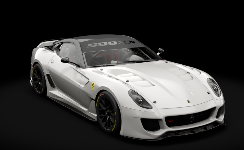 Ferrari 599XX 2010, skin 09_bianco_avus