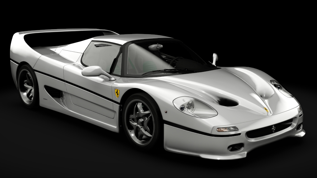 Ferrari F50 (1995) - Online Optimised, skin bianco_metallico