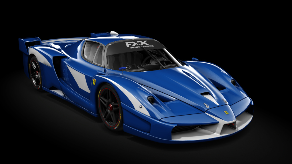 Ferrari FXX Evoluzione 2008, skin Blu Tour de France