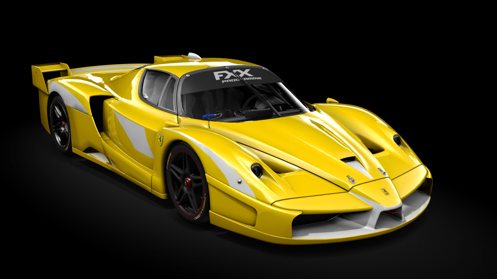 Ferrari FXX Evoluzione 2008, skin Giallo Modena