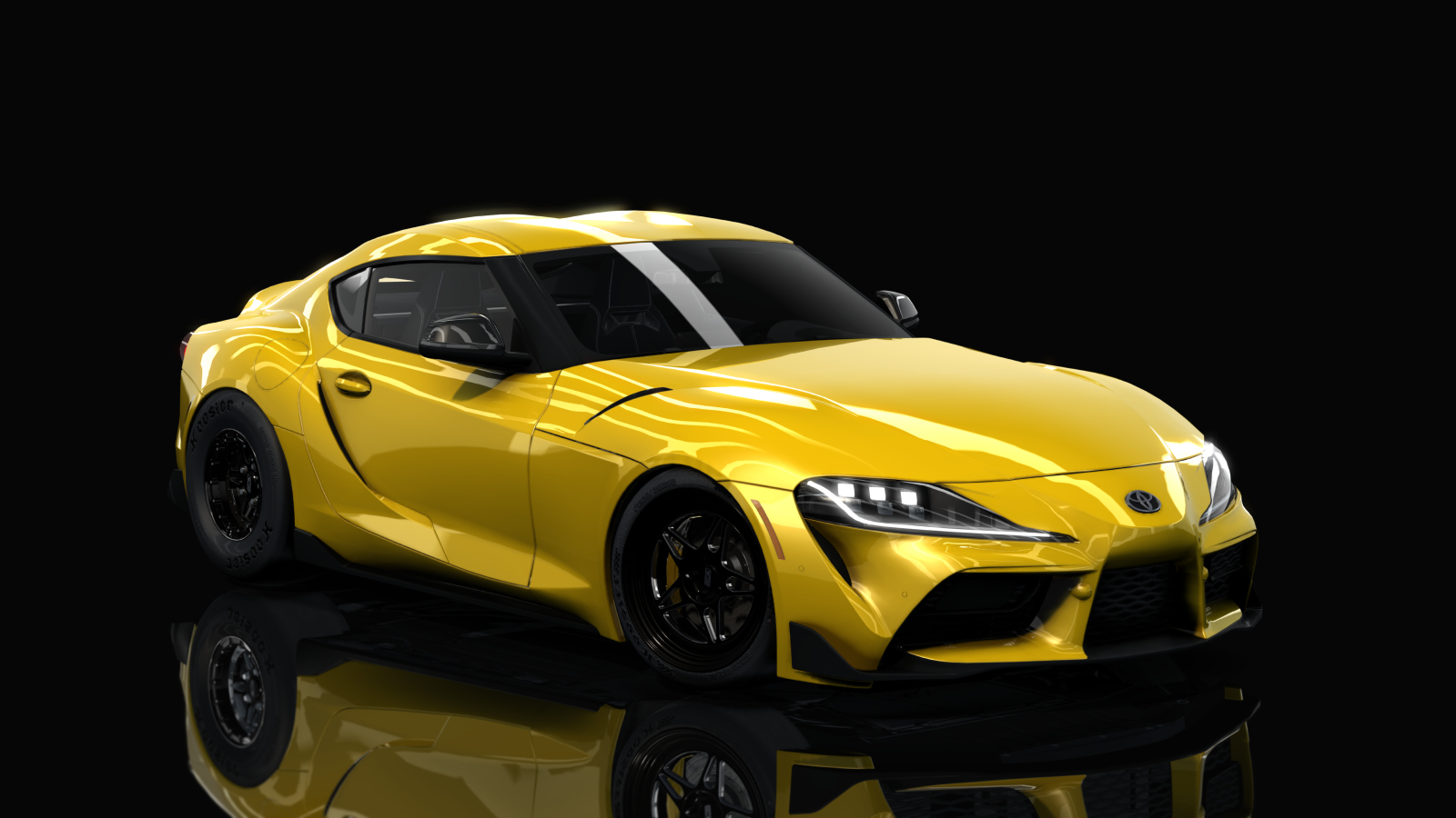 2020 A90 Supra P2uned TX2K, skin 01_lightning_yellow