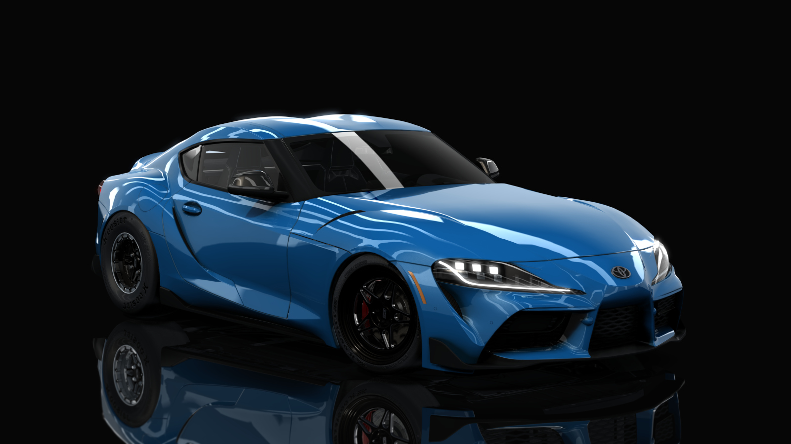 2020 A90 Supra P2uned TX2K, skin 06_horizon_blue