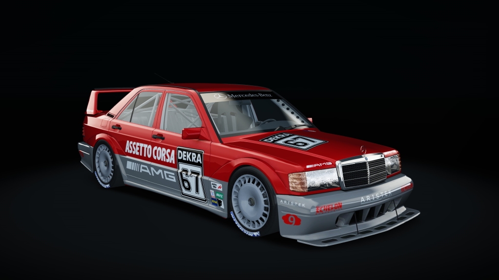 Mercedes-Benz 190E EVO II, skin Rosso_Opale_67