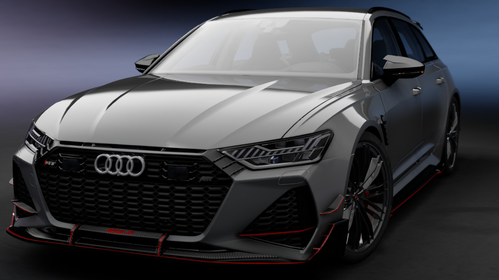 Audi RS6-R 2020 ABT, skin iridio_magno_debadge