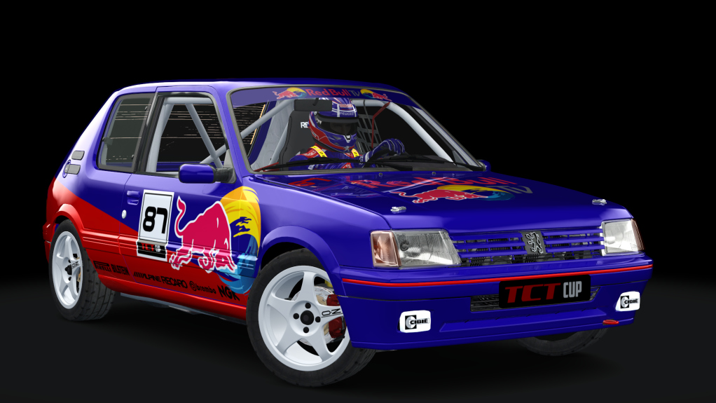 Peugeot 205 TCT Cup, skin redbull_tv