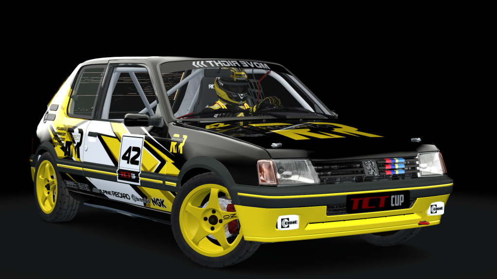 Peugeot 205 TCT Cup, skin resurrect