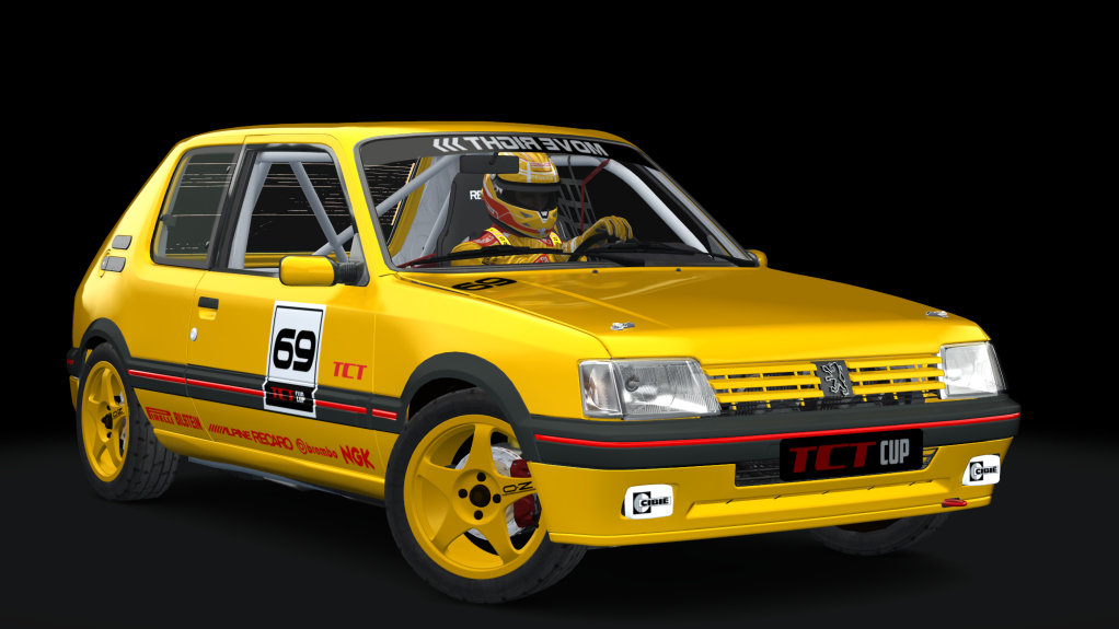 Peugeot 205 TCT Cup, skin vw