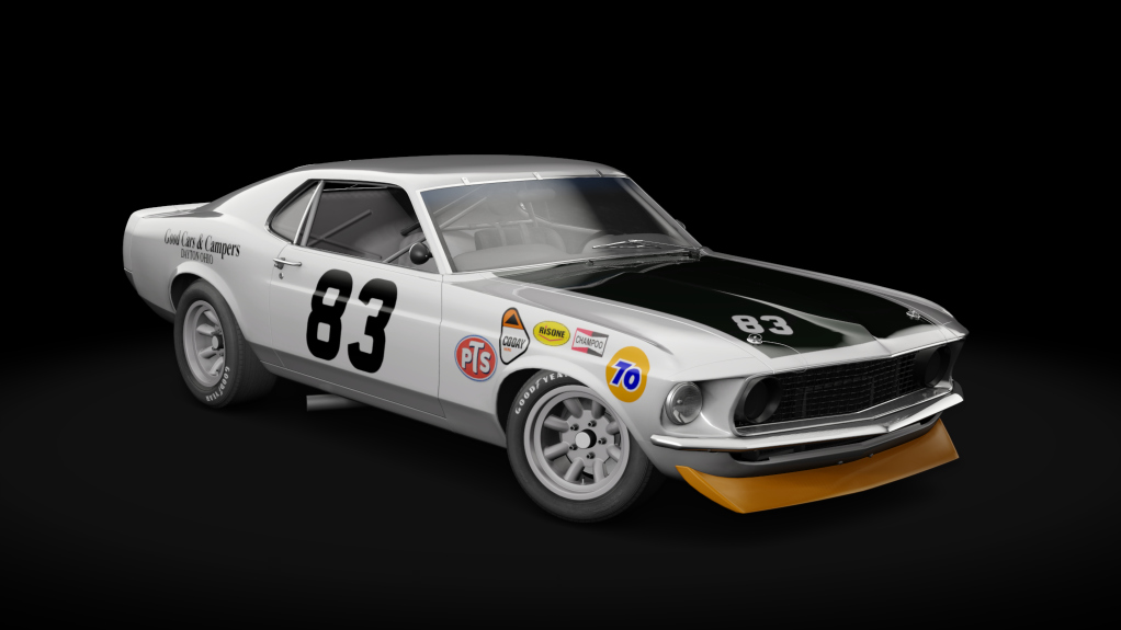 Ford Mustang Boss 302 SCCA B Prod. Trans-Am, skin white_83