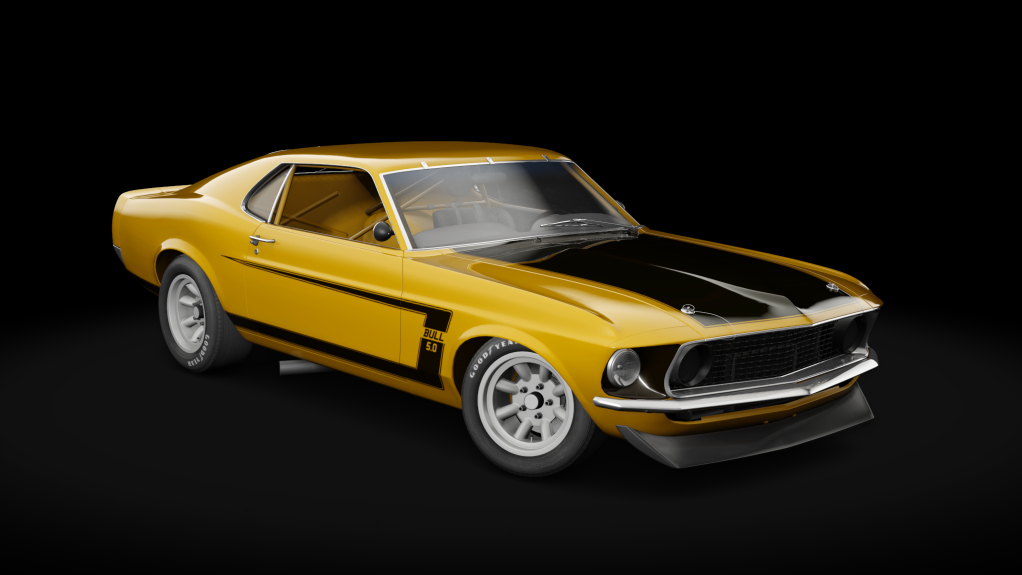 Ford Mustang Boss 302 SCCA B Prod. Trans-Am, skin yellow