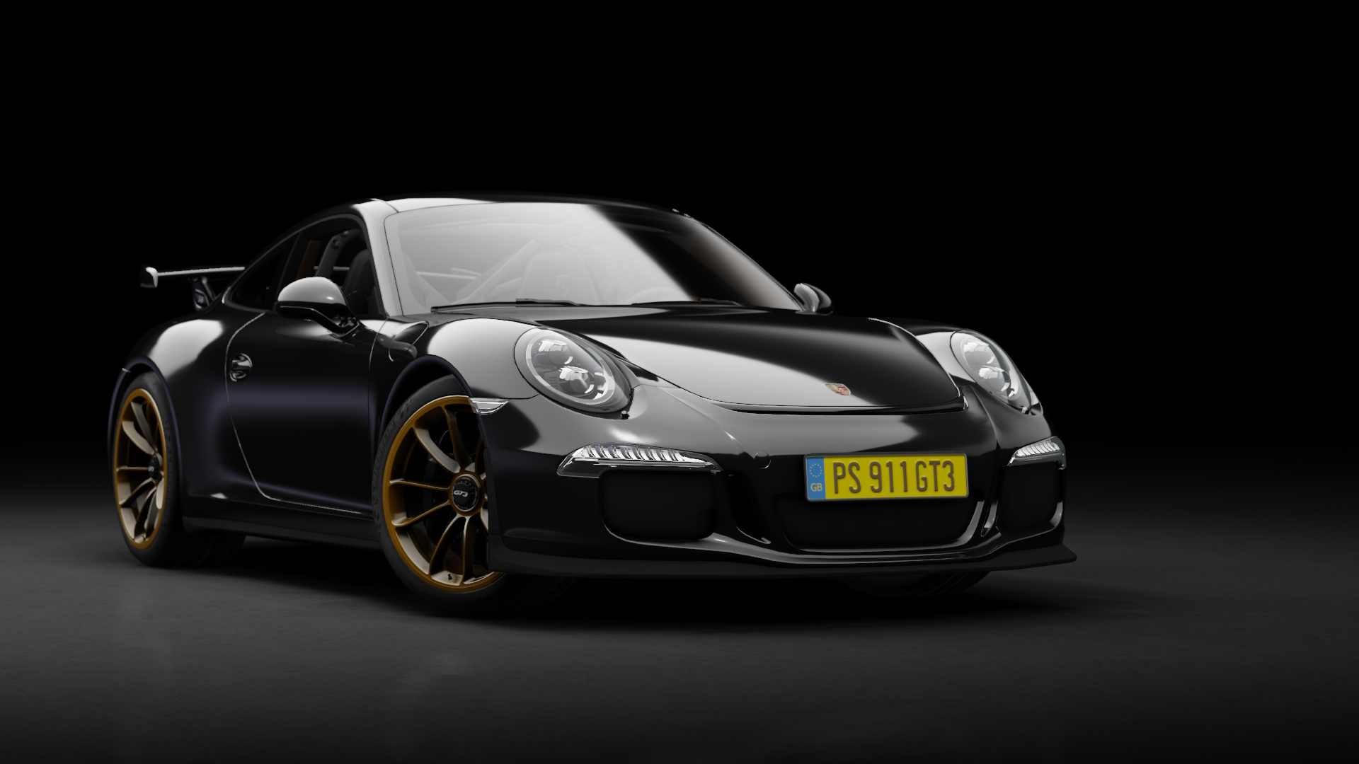 Porsche 911 GT3 (991) 2013, skin black