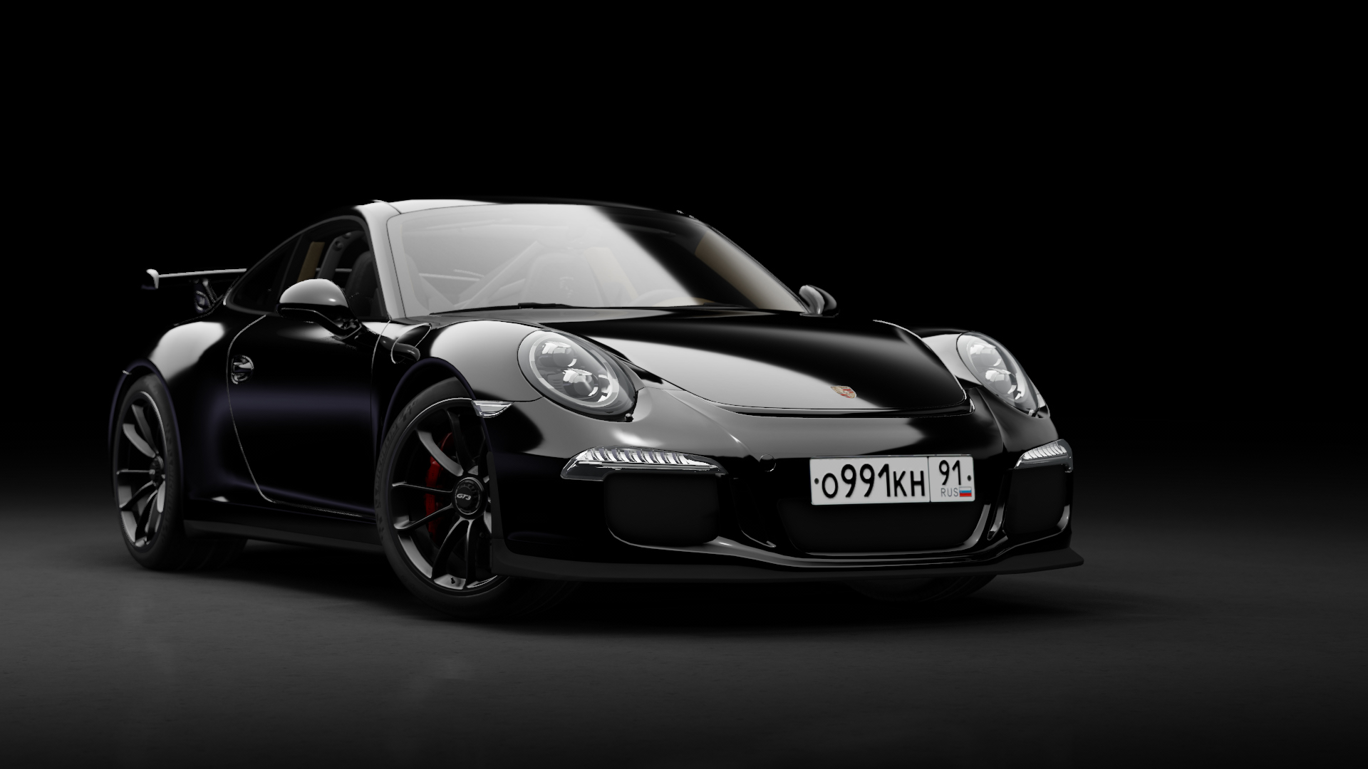 Porsche 911 GT3 (991) 2013, skin jet_black_metalic