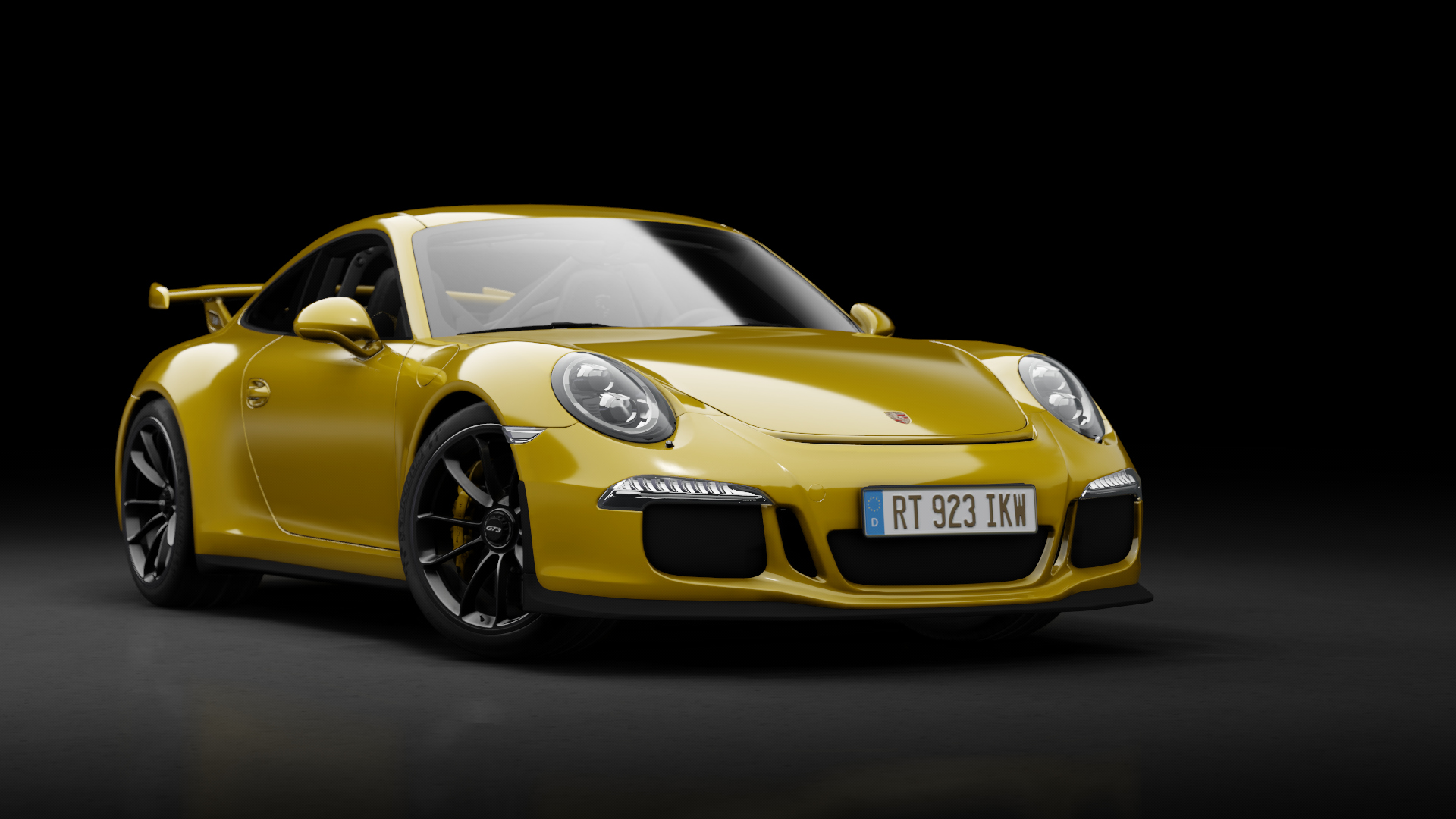 Porsche 911 GT3 (991) 2013, skin racing_yellow