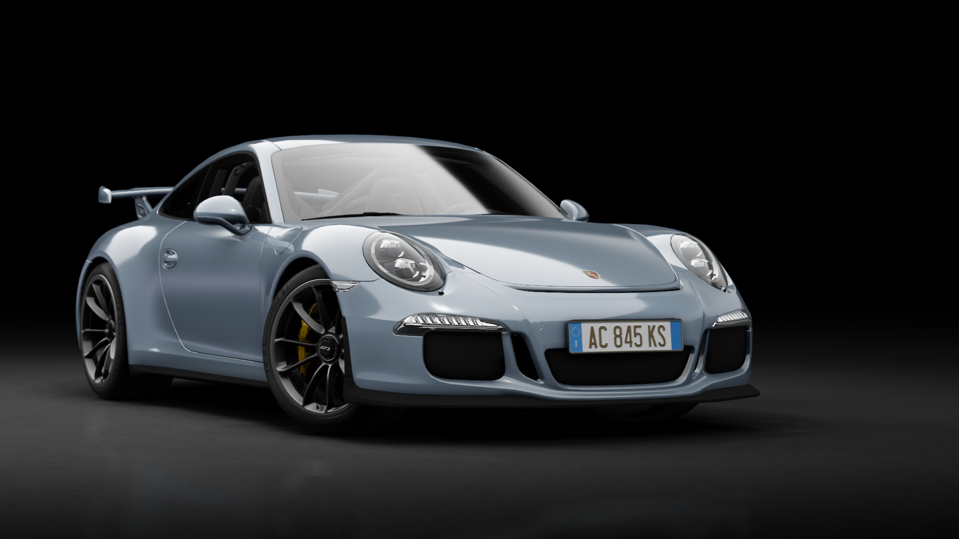 Porsche 911 GT3 (991) 2013, skin special_blue_liquid_chrome