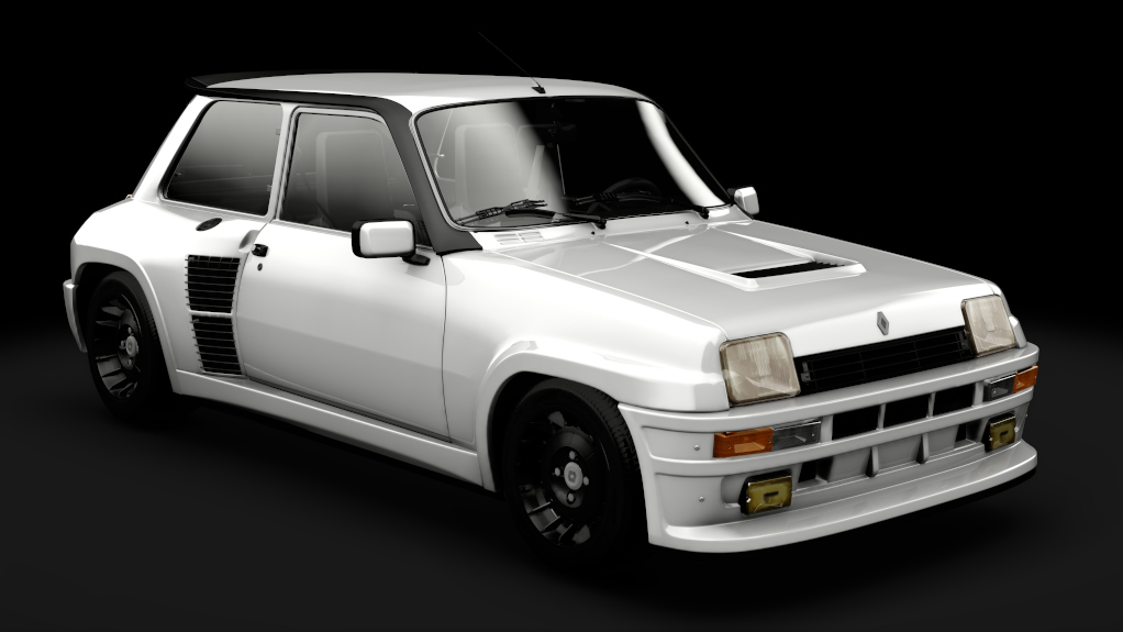 Renault 5 Turbo R, skin 1_ac_white