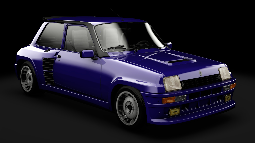 Renault 5 Turbo R, skin midnight_purple