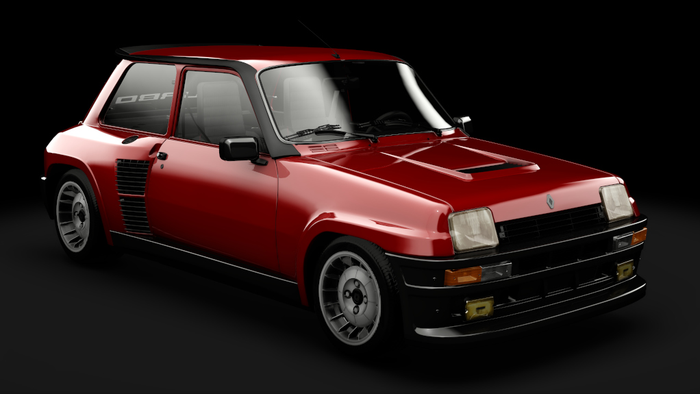 Renault 5 Turbo R, skin rouge_ronce