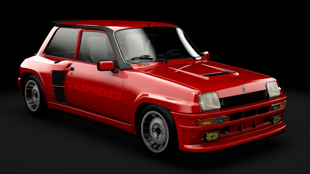 Renault 5 Turbo R, skin rouge_turbo