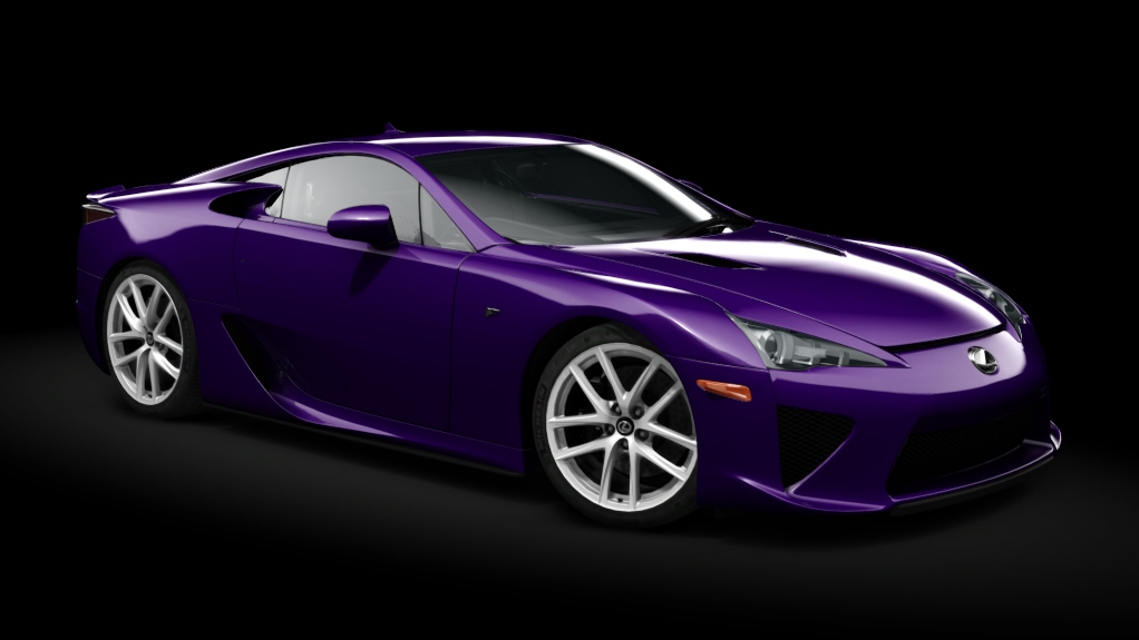 Lexus LFA, skin black_amethyst