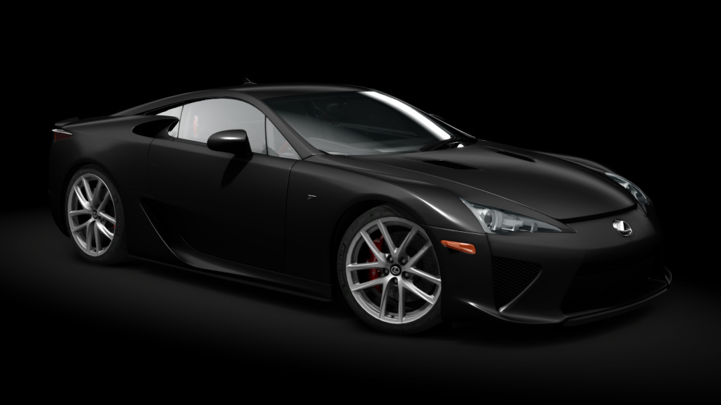 Lexus LFA, skin matte_black