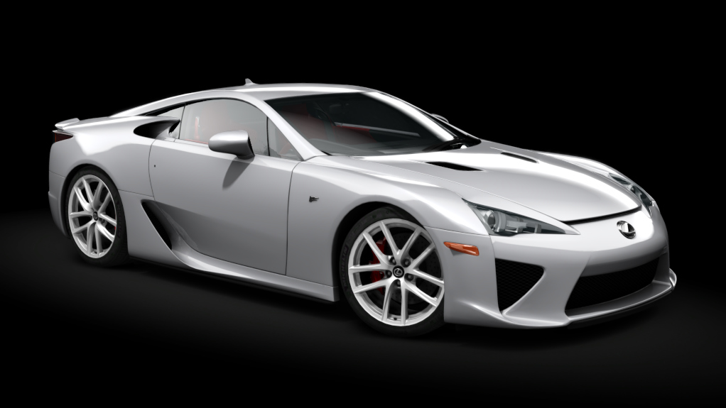 Lexus LFA, skin metallic_silver