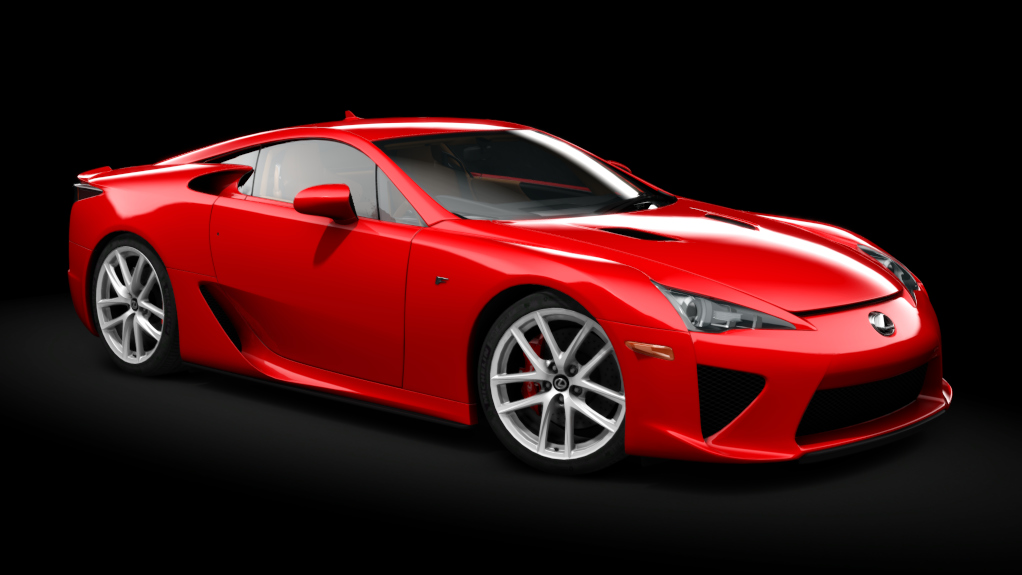 Lexus LFA, skin red