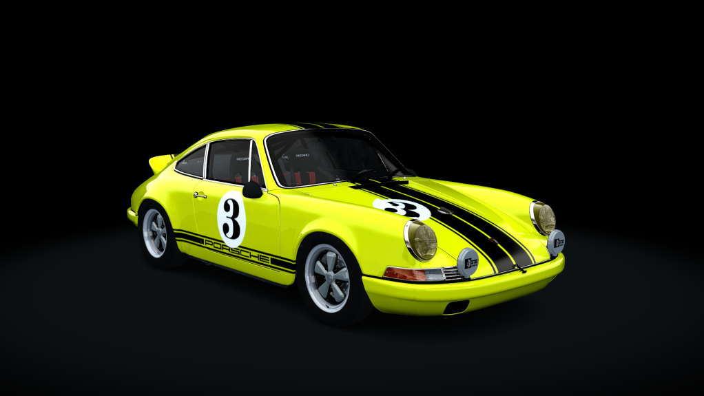 Porsche 911RS 2.7, skin 103_yellow_cup