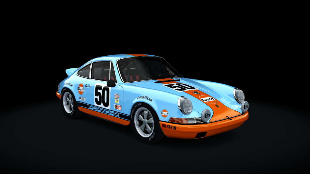 Porsche 911RS 2.7, skin 50_Gulf_Porsche