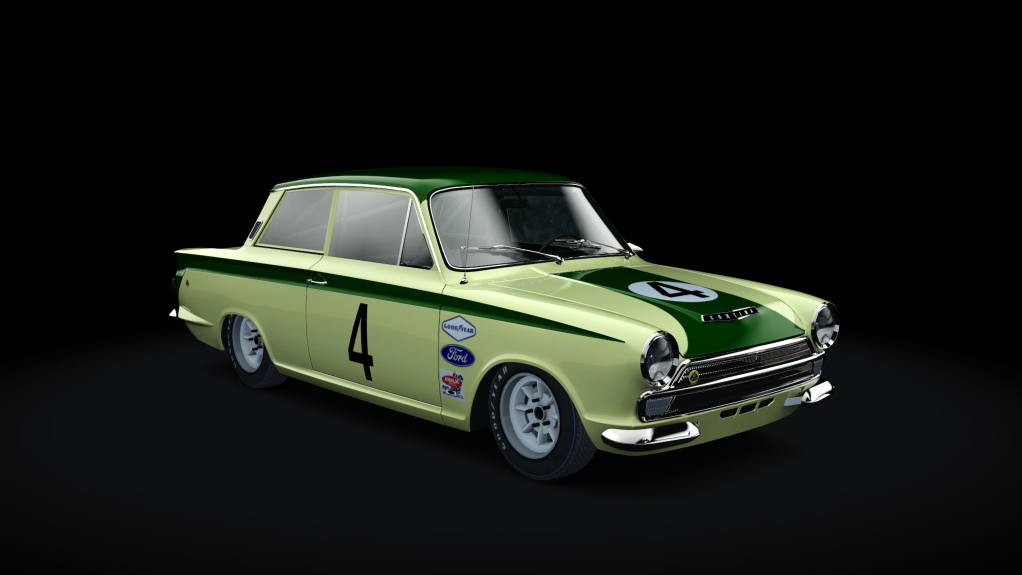 Lotus Cortina MkI, skin Allan_Moffat_4