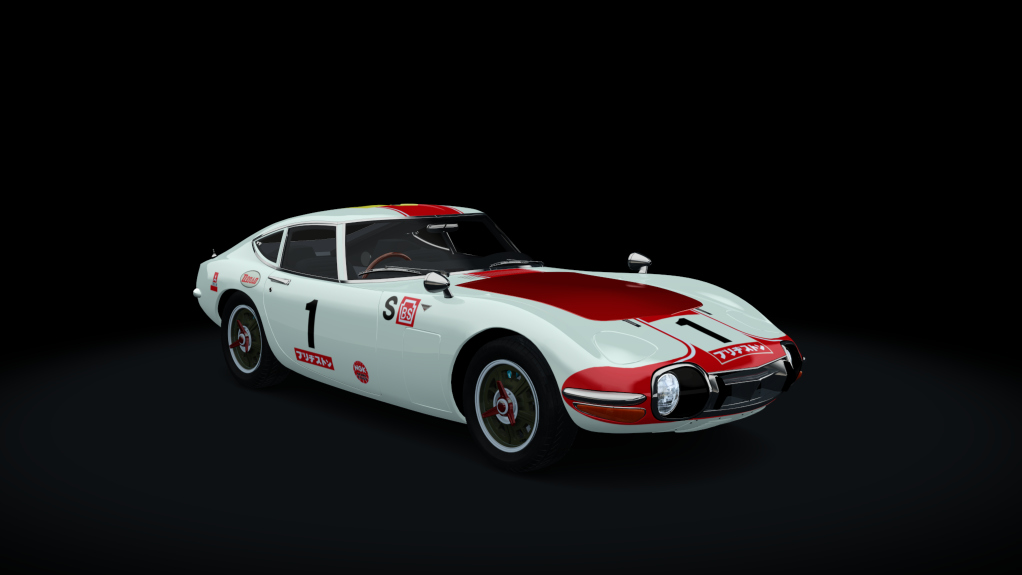 Toyota 2000GT, skin 1967_Fuji_24HourRace_Winner