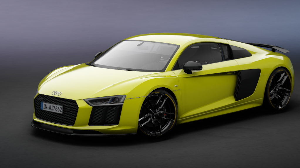 TGN Audi R8 V10 Plus 2016 Patreon, skin Vegas_Yellow