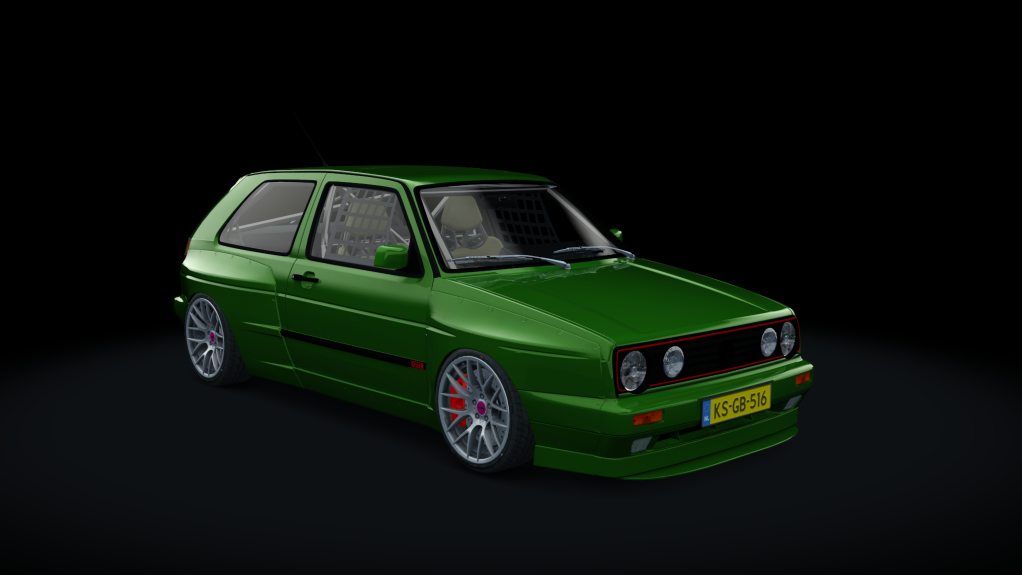 Volkswagen Golf Mk2 GTI Rallye Turbo Quattro, skin capri_green