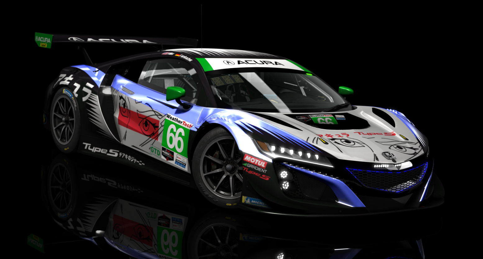 ACF GT3 - Honda NSX GT3 EVO 2019, skin 2022_Gradient_Racing_LB_66