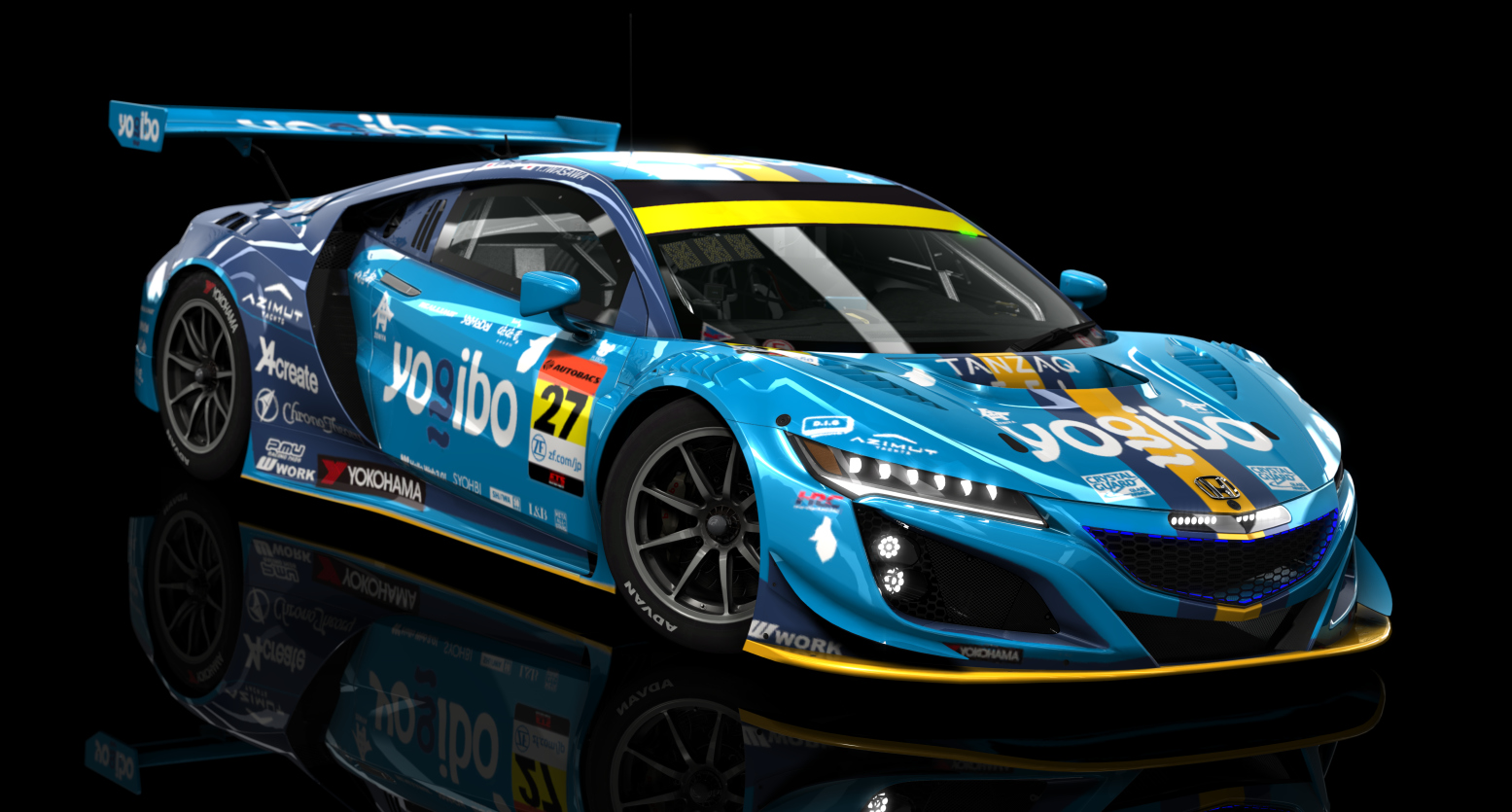 ACF GT3 - Honda NSX GT3 EVO 2019, skin 2023 Yogibo Racing