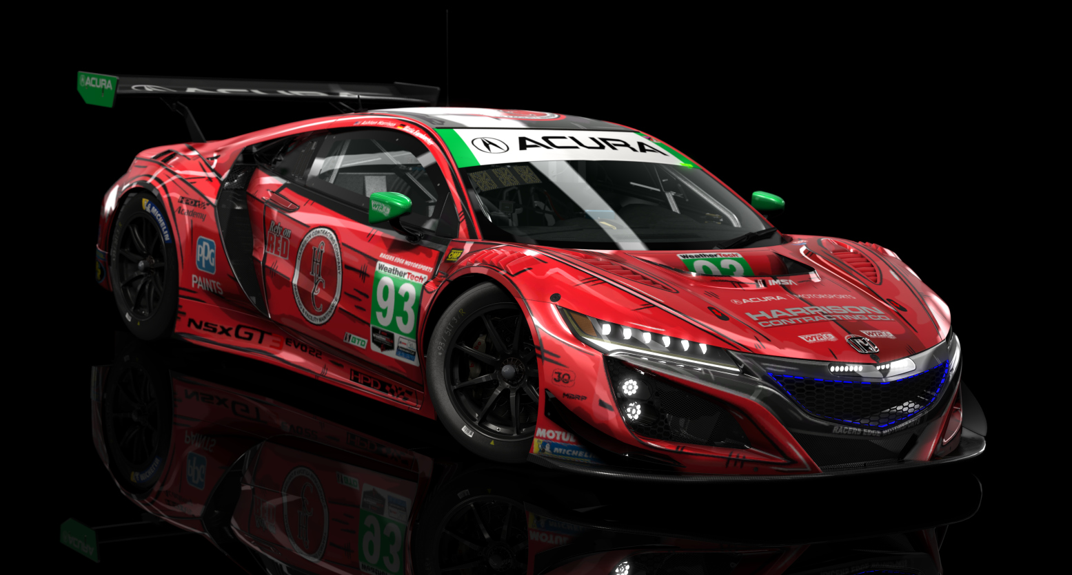 ACF GT3 - Honda NSX GT3 EVO 2019, skin 2023_IMSA_Racers_Edge_WTR_93_Road_America
