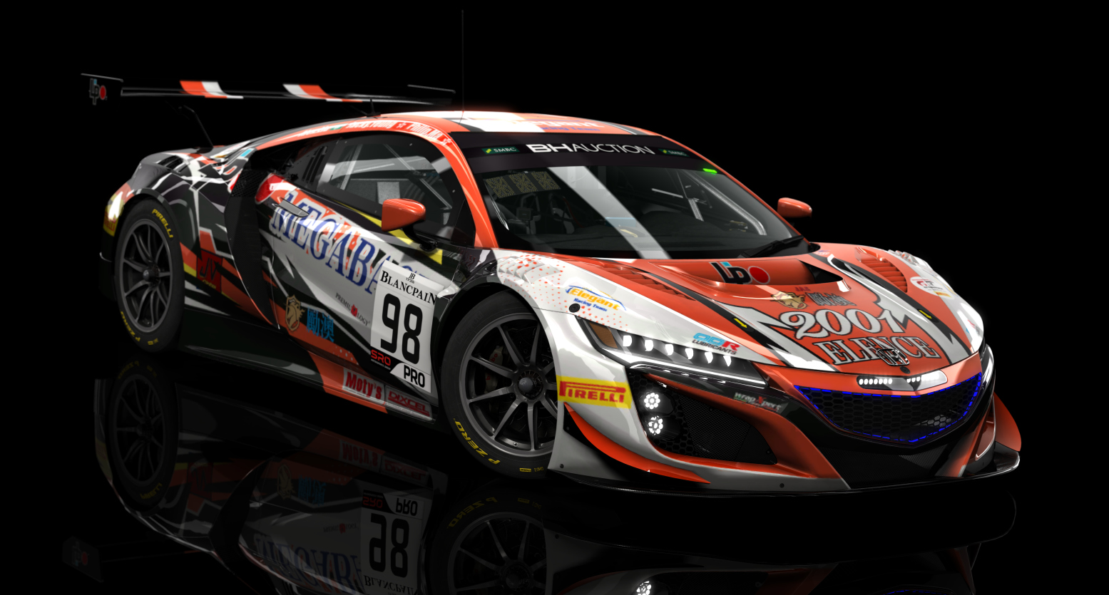 ACF GT3 - Honda NSX GT3 EVO 2019, skin Blancpain_2019_Arrows_98