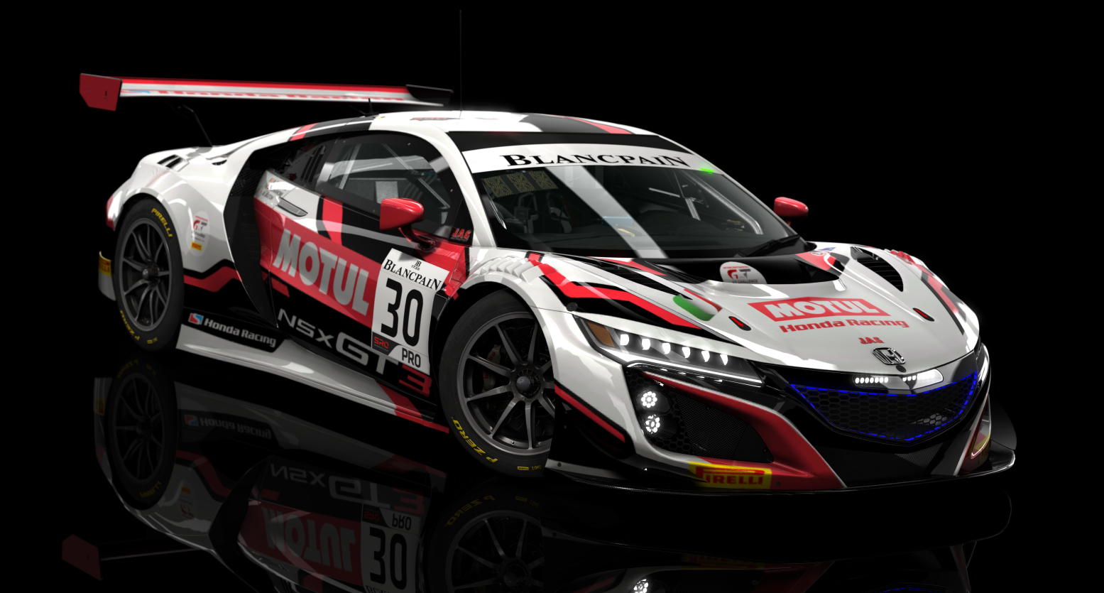 ACF GT3 - Honda NSX GT3 EVO 2019, skin Blancpain_2019_Motul_30