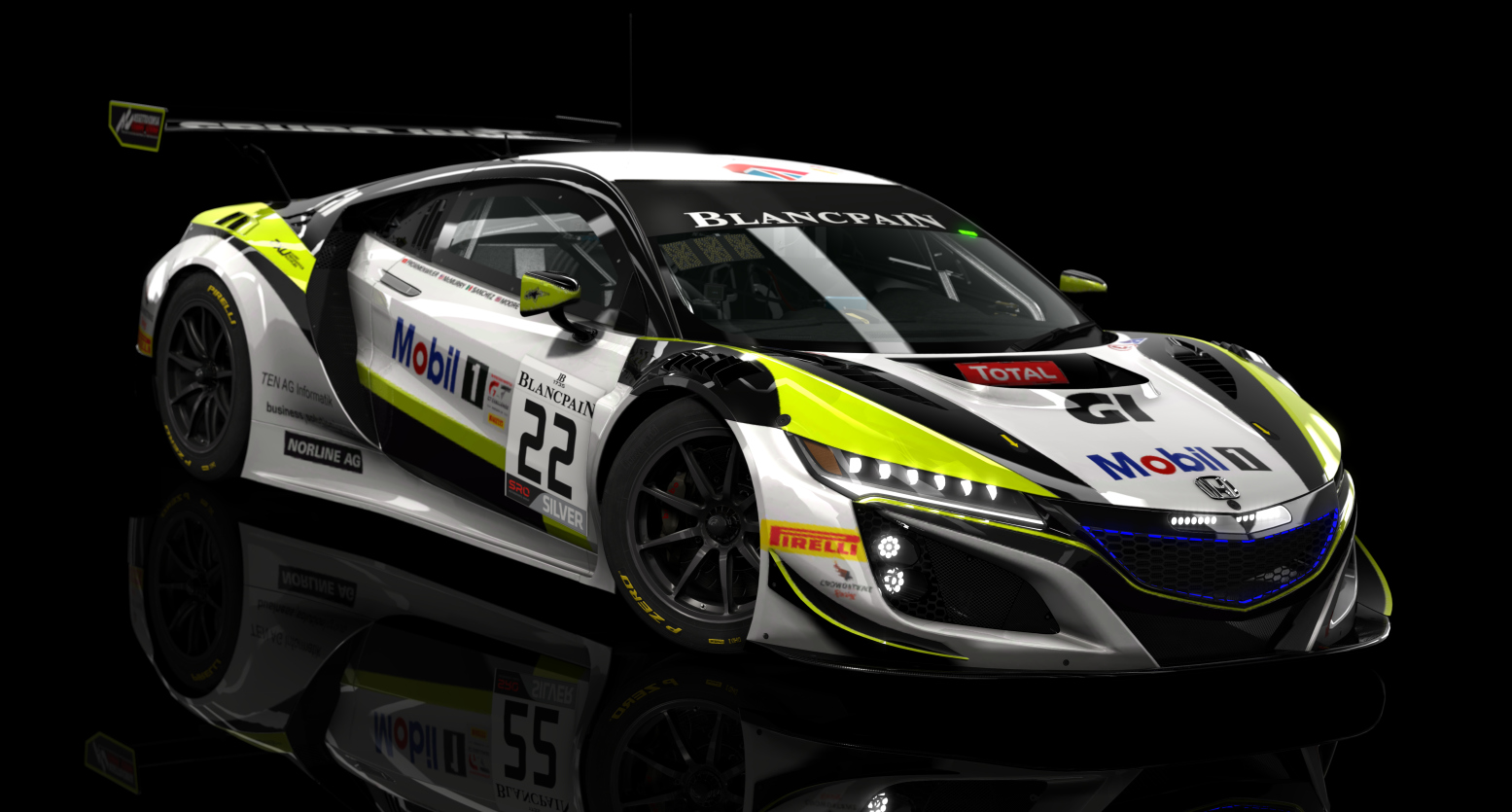 ACF GT3 - Honda NSX GT3 EVO 2019, skin Blancpain_2019_RJN_22