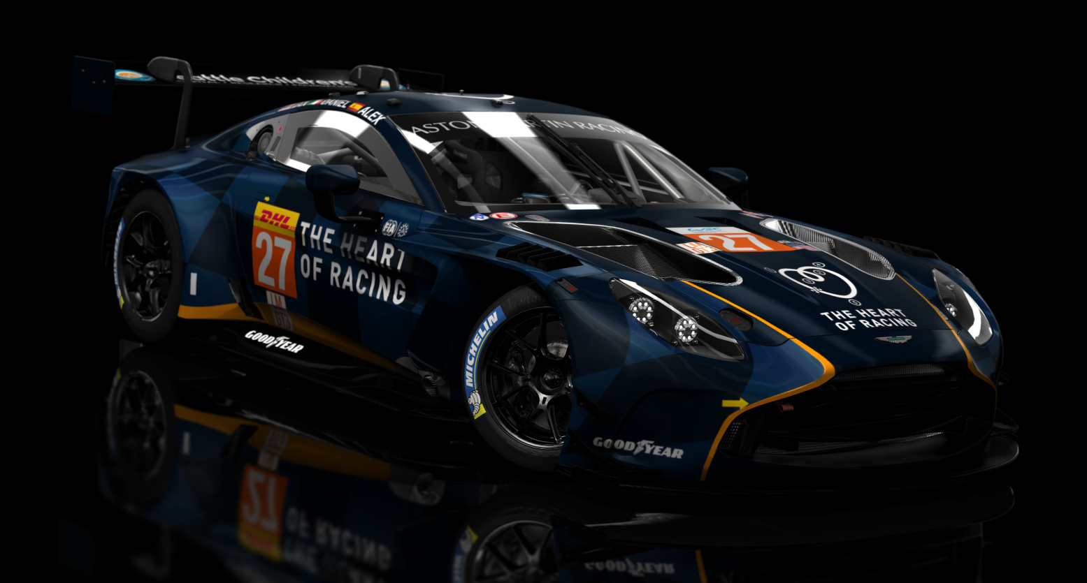 ACF GT3 - Aston Martin Vantage GT3 EVO 2024, skin 2024_WEC_27_Heart Of Racing