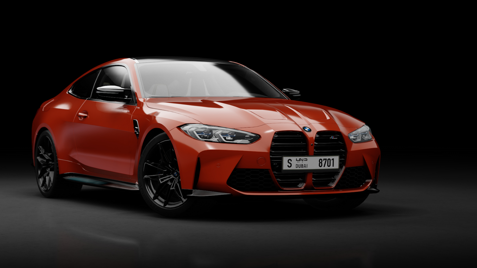 BMW M4 Competition G82 Coupe 2021 XDrive, skin sakhir_orange