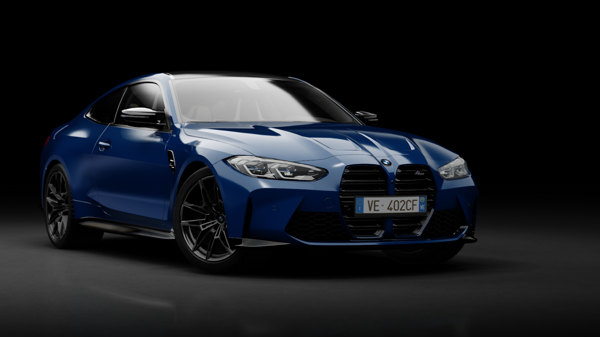 BMW M4 Competition G82 Coupe 2021 XDrive, skin tananit_blue_metallic