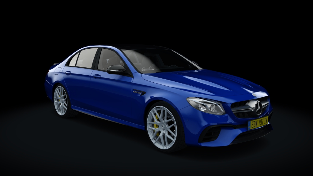 Mercedes-Benz E63S AMG, skin blue