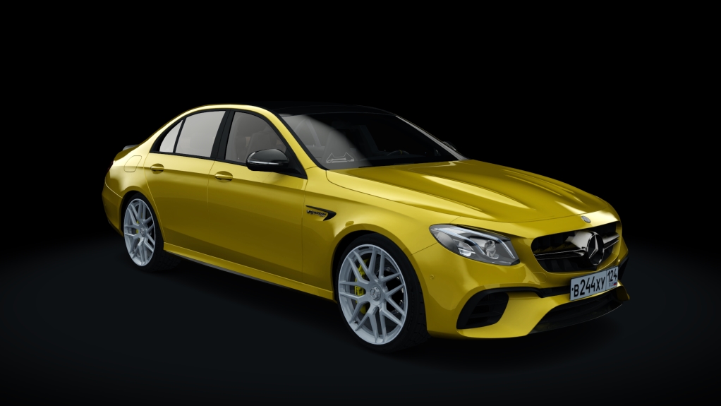Mercedes-Benz E63S AMG, skin yellow